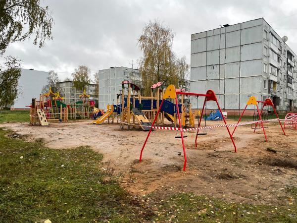 Установлена детская игровая площадка в д. Старое Мелково Конаковского района